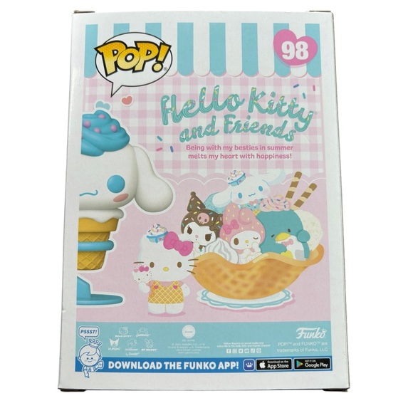 Funko Pop! Cinnamoroll w/ Ice Cream Cone #67 - Picture 2 of 3